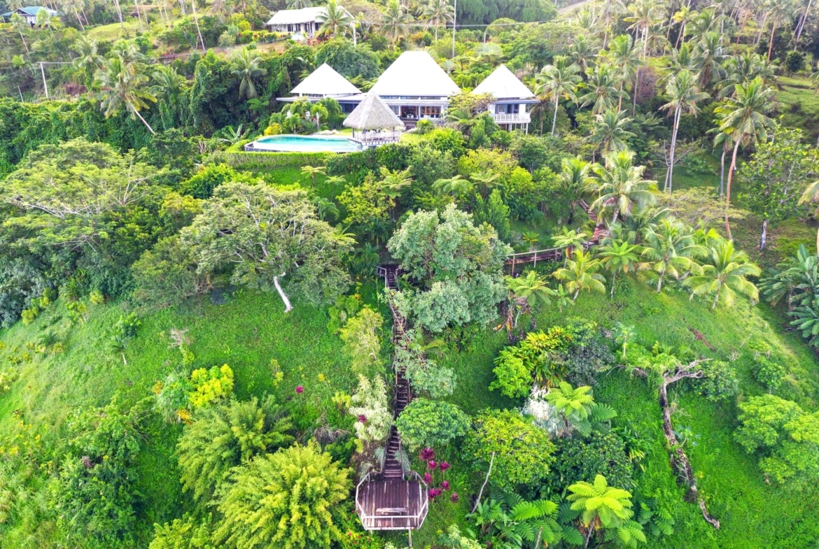Savusavu Maravu Paradise Ocean View Villa For Sale 斐济外岛萨乌萨乌天堂别墅出售