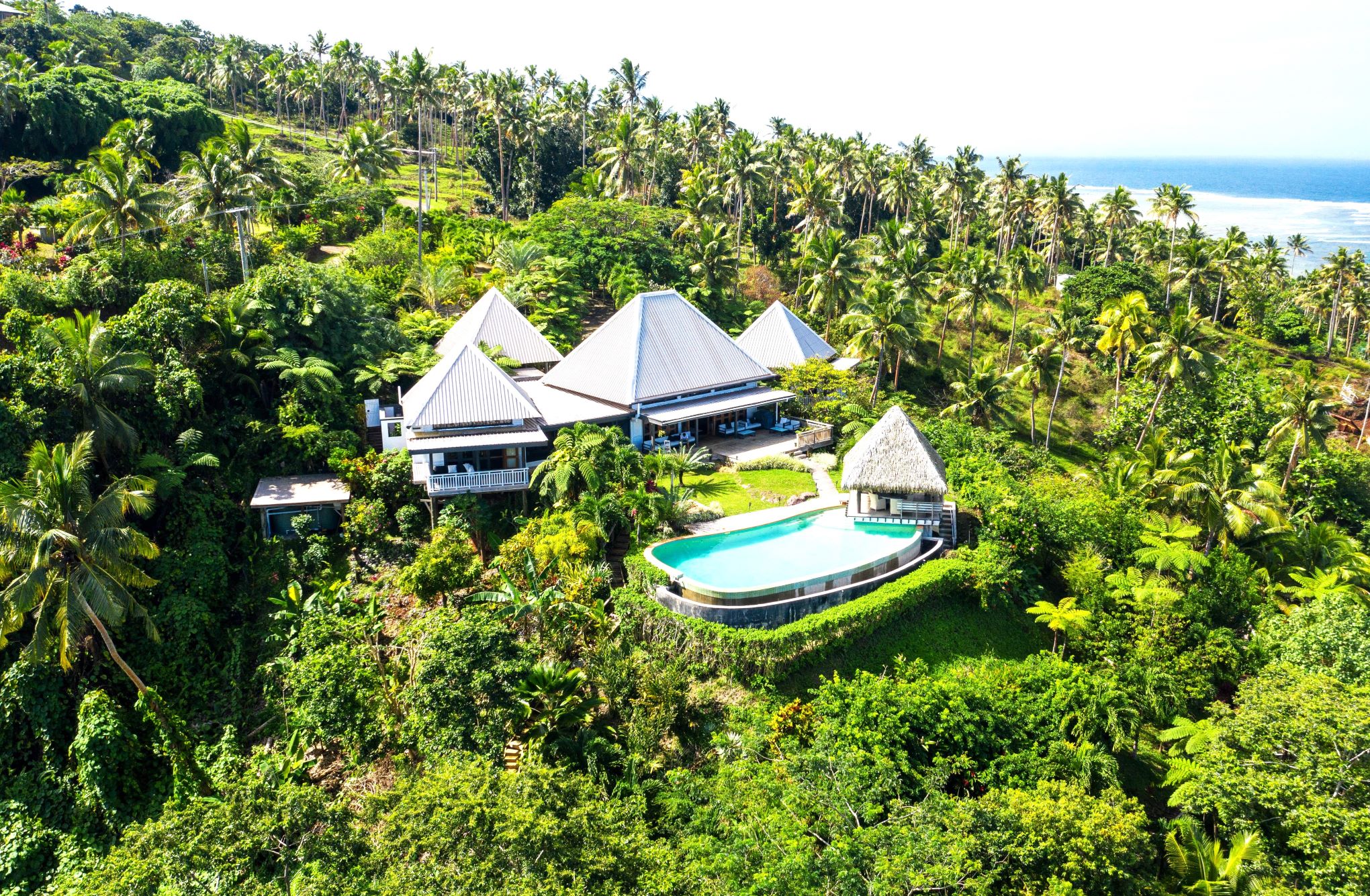 Savusavu Maravu Paradise Ocean View Villa For Sale 斐济外岛萨乌萨乌天堂别墅出售