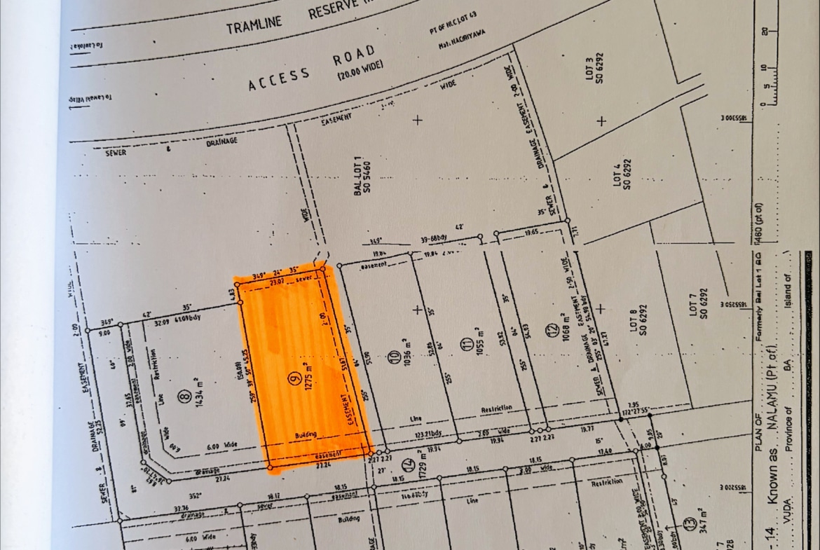 LOT 9 NAILAMU SUBDIVISION, FIRST LANDING, VUDA